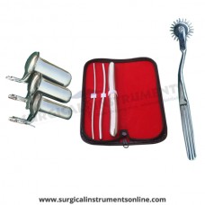 Hegar uterine dilator 3 pieces set,3-4, 5-6, 17-18, pinwheel, collin 3pcs